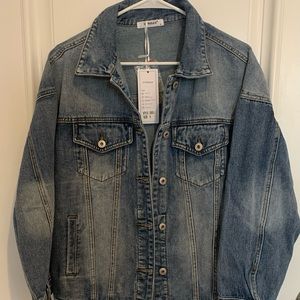 oversized denim jacket